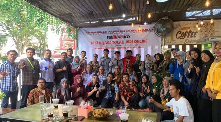 Kegiatan Deklarasi Tolak Judi Online FSB PALIKO bersama OKP ORMA ORMAS dan KOMUNITAS se-Sumatera Barat